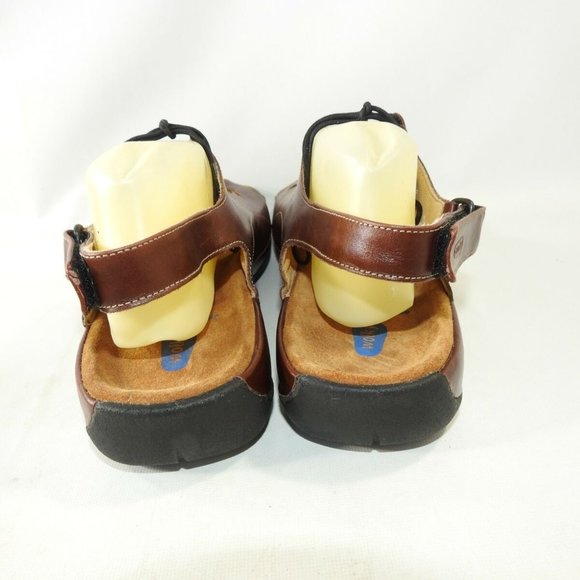 Wolky Size 10 M Brown Leather Sandals Mens B3B16 main image 5